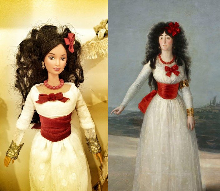 Barbie Duquesa de Alba Goya